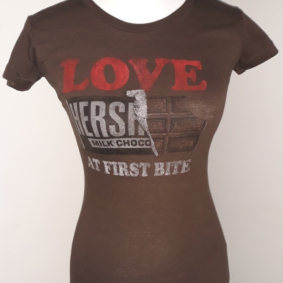 tnt Tops - Hershey's love at the first bite tshirt